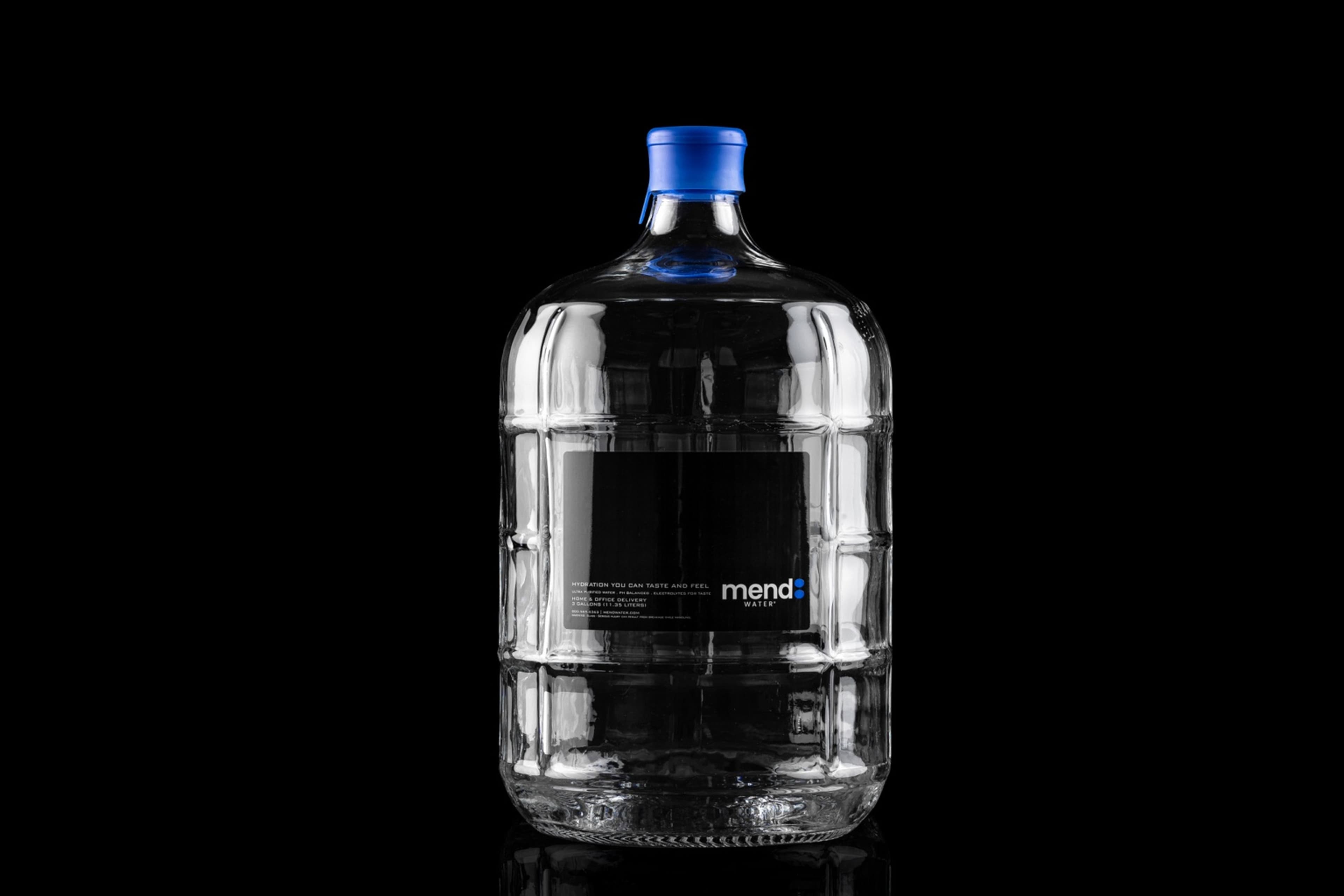 MEND glass bottle